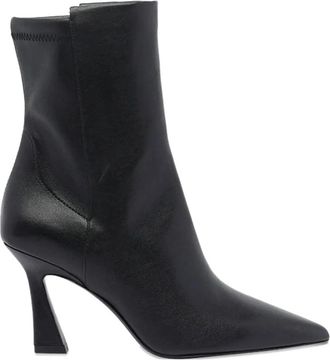 Stuart Weitzman Stijlvolle Vinnie Bootie voor vrouwen - Dames - Laarzen met Hak - Zwart - 38 1/2 EU - Schoenen