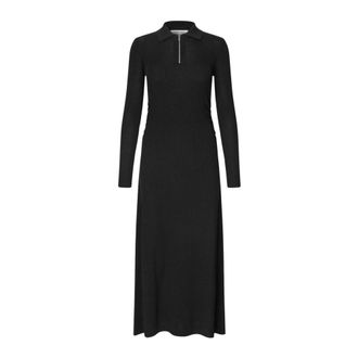 Sams&oslash;e & Sams&oslash;e Sanelly HZ Jurk - Dames - Jurken - Zwart - Maat: XS