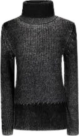 Acne Studios Antracietgrijze Gebreide Trui - Dames - Coltruien - Grijs - S - Truien & Vesten