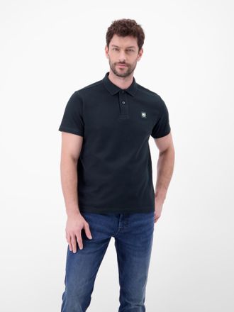 Lerros Poloshirt LERROS, Herren, Gr. XXL, vivid rot, Single Jersey, Obermaterial: 100% Baumwolle, unifarben, normal h&uuml;ftbedeckend, Rundhals, Shirts Poloshirt
