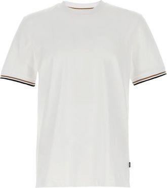 HUGO BOSS Heren, Tops, Wit, Maat: 2XL Katoen