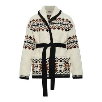 Zadig&Voltaire Wool Cardigan Erra - Dames - Truien - Beige - Maat: Xs/S Wol