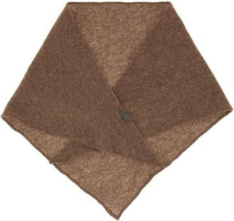 Brunello Cucinelli Cashmere Scarf With Necklace-Donna