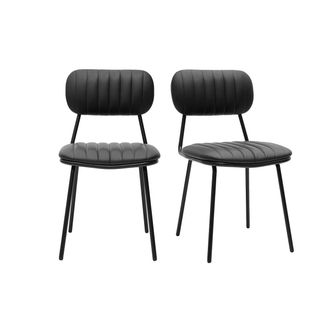 Miliboo Sillas Vintage Negras (lote De 2) Galway