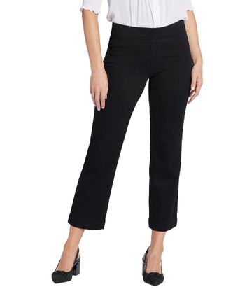 NYDJ Nydj Bailey Overdye Black Straight Leg Jean
