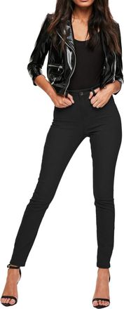 HyBrid & Company HyBrid & Company Womens Super Stretch 5 Button High Waist Skinny Jeans