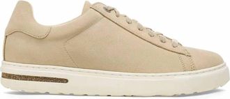 Birkenstock Womens Bend Low Suede Leather Sneakers In Sandcastle