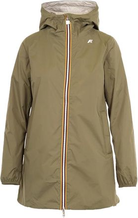 K-Way Sophie Plus. 2 Jacket - Dames - Parka Jassen - Groen - L - Nylon - Jassen