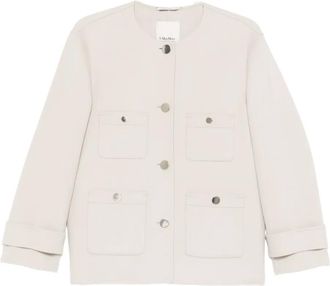 Max Mara Jack met zak en knoop - Beige