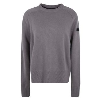 Roberto Ricci Design Wool Cash 7 Round Knit - Heren - Truien - Grijs - Maat: S Wol