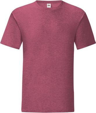 Fruit Of The Loom Fruit of the Loom Iconisch T-shirt voor heren (set van 5) (Heide Bourgogne)