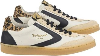 Valsport Animalier Cream Black Sneakers - Dames - Sneakers - Veelkleurig - 36 EU - Schoenen