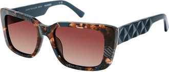 ANN TAYLOR ATP935 Polarized C02 Womens Sunglasses Tortoiseshell Size 52