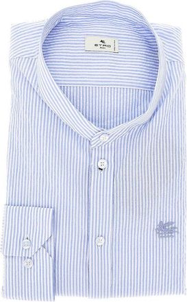 Etro Cotton shirt with striped motif Man XXL
