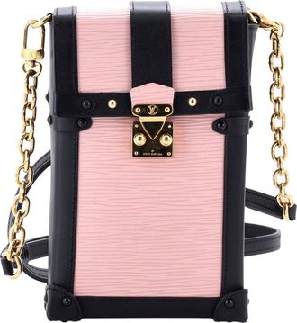 Louis Vuitton Pink Epi Leather Vertical Trunk Pochette (Authentic Pre-Loved)