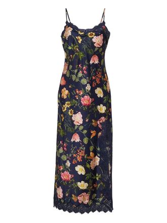 Cara Cara Granada midi dress - women - Cotton/Cotton - S - Blue
