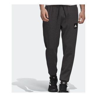 adidas Logo Applique Sports Pants Men Black FI4049