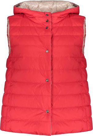 Herno Mouwloze Jas - Dames - Bodywarmers - Rood - M - Jassen