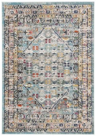 Safavieh Alfombra azul/gris 122 x 170 cm
