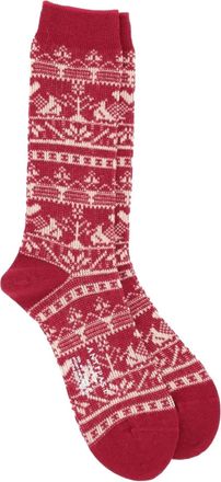 Antipast Calzini Fair Isle - Rosso