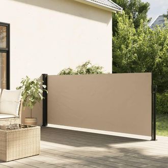 Berkfield Home Retractable Side Awning Beige 140x300 cm