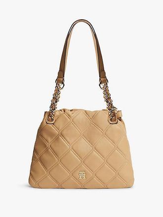 Tommy Hilfiger Bolso tote acolchado con monograma TH