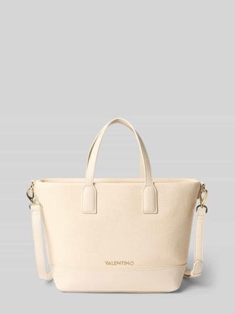 Valentino Handbags Shopper mit Label-Applikation Modell ATENA in Ecru, Gr&ouml;&szlig;e 1