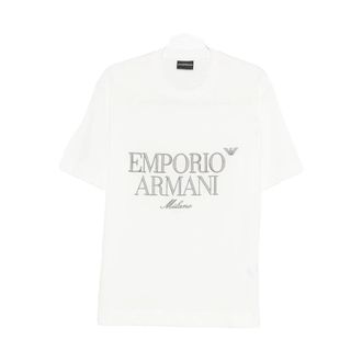 Emporio Armani T Shirt Bianco-Uomo