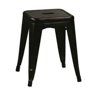 Vacchetti Sgabello Ferro Bristol Marrone Cm 39x39h45