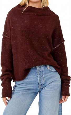 Free People San Vicente Pullover Sweater In Birch Bark