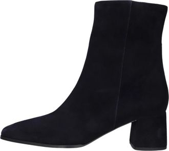Notre-V Enkellaarsjes 4340 - Dames - Laarzen met Hak - Blauw - 37 EU - Su&egrave;de - Schoenen