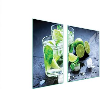 OEM Placa Protectora De Vidrio Para Estufa 90x52 Lim&oacute;n