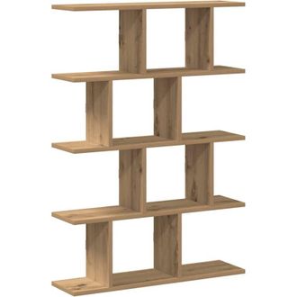 vidaXL Estante Cubo De Pared 12 Compartimentos Madera Roble Artisan Vidaxl