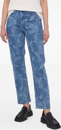 The Kooples Jeans con stampa paisley - Blu