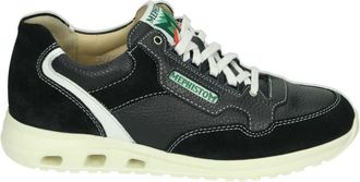 Mephisto Blauwe Casual Leren Sneakers - Heren - Sneakers - Veelkleurig - 41 EU - Leer - Schoenen