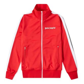 Palm Angels Classic Track Jacket Red White PMBD001C99FAB0012501