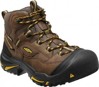 Keen Mens Utility Hiking Boots In Brown