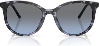 Dolce & Gabbana 55mm Phantos Sunglasses in Blue Havana /Blue Gradient at Nordstrom