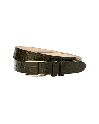 J.McLaughlin J. McLaughlin Allegra Croc-Embossed Leather Belt
