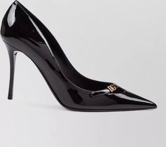 Dolce & Gabbana patent leather pointed-toe pumps