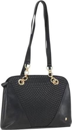 Bally Pre-owned Shoulder Bags, female, Black, Size: ONE SIZE Pre-owned Leather Shoulder Bag