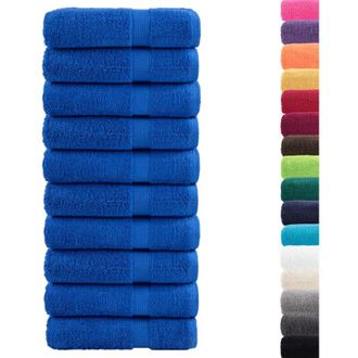 vidaXL Toallas De Ducha Solund 10 Unidades Azul 70x140 Cm 600 Gsm Vidaxl
