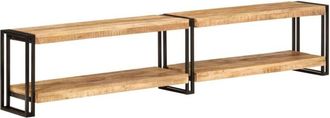 vidaXL vidaXL Mobile Porta TV 200x30x40 cm in Legno Massello di Mango