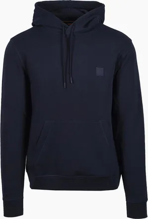 HUGO BOSS Mens Boss Orange WETALK HOODIE DARK BLUE - Navy - Size: 38