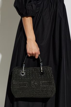 Emporio Armani Bag With Logo, Womens, Black