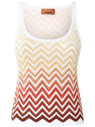 Missoni Spencer met zigzag patroon - Wit
