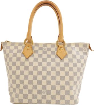 Louis Vuitton Azur Damier Azur White Damier Canvas Tote Bag (Pre-Owned)