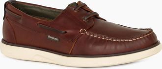Barbour Mens Rothley Mens Boat Shoes - Brown - Size: 11