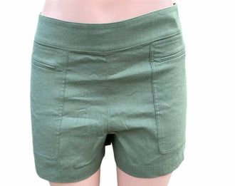 Theory Womens Mini Utility Shorts In Green