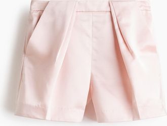H&M Satinshorts mit Falten - Orange